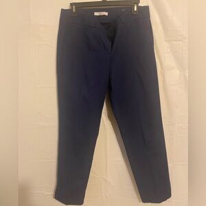 Loft Marisa Navy Pant Size 8 Women’s Navy Blue dress or casual pants.
